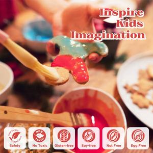 เครื่องเพิ่มความคงตัวของอาหารมี36สีเจลช็อกโกแลตน้ำขนาด20มล. มาตรฐานยุโรป - Product Image 5