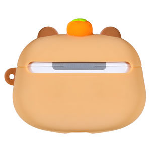 New Lovely 3D Cartoon Capybara Case Funda protectora de silicona para auriculares Fundas para <span class=keywords><strong>Airpods</strong></span> <span class=keywords><strong>Pro</strong></span> 1 <span class=keywords><strong>2</strong></span> 3 - Product Image 3