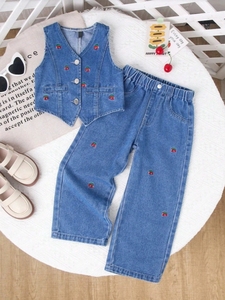 Roupas Fofas de Coelhinha para Meninas, Traje Casual Infantil com Cores da Moda Combinando, Ideal para Crianças de 4 a 7 Anos - Product Image 5