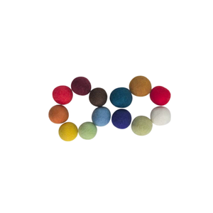 Couleur personnalisée faite à la main 1.5 cm 2 cm 2.5 cm 3 cm boules de feutre de laine guirlande feutre <span class=keywords><strong>pompon</strong></span> chaîne décoration de noël - Product Image 3