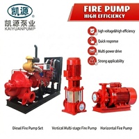 Pompe à incendie diesel haute pression montée sur châssis 250GPM 500GPM 750GPM EDJ