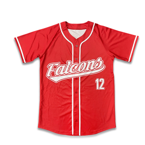 Custom Logo High Quality <b>Baseball</b> Jersey <b>Set</b> Breathable Classic Design Sportswear Printed Anti-UV Spandex/Polyester Plus Size - Product Image 2