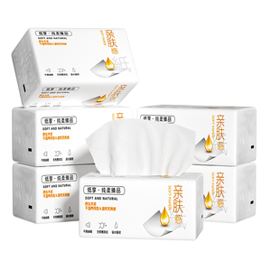 घर के उपयोग के लिए बच्चे और परिवार के लिए 3-प्लाई ऊतक पेपर नैपकिन पूरे बॉक्स घरेलू शौचालय पेपर - Product Image 2