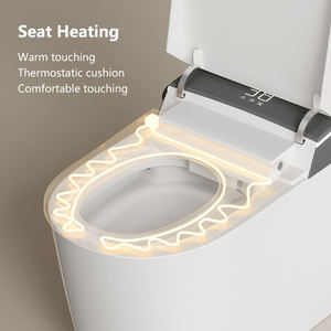 New Design Intelligent Washing Infrared Automatic Flip Flush One Piece Elongated Smart Bidet Toilet - Product Image 3