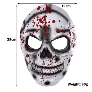 Máscara <span class=keywords><strong>de</strong></span> Calavera Sangrienta <span class=keywords><strong>de</strong></span> Espuma PU 3D, Accesorio Espeluznante para <span class=keywords><strong>Halloween</strong></span> <span class=keywords><strong>y</strong></span> Día <span class=keywords><strong>de</strong></span> <span class=keywords><strong>Muertos</strong></span>, Embalaje en Bolsa <span class=keywords><strong>de</strong></span> Burbujas - Product Image 3