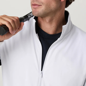 Veste softshell de sports de plein air pour hommes pour le printemps et l'automne à séchage rapide, col montant, fermeture à glissière avant, logo personnalisé - Product Image 4