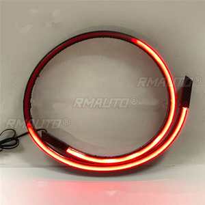 สปอยเลอร์ LED 1.2 เมตร แบบไม่ต้องเจาะ สำหรับติดตั้งท้ายรถยนต์ สปอยเลอร์หลังคาท้ายรถยนต์อเนกประสงค์ อะไหล่ตกแต่งภายนอกรถยนต์ พร้อมไฟเลี้ยวและไฟเบรก - Product Image 5