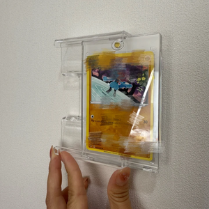 factory custom premium Magnetic Trading Card Holder <b>Wall</b> Mount, Clear Acrylic Graded Card <b>Display</b> Shelf for PSAS Slabs - Product Image 3