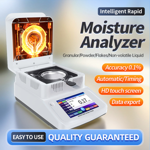 Analizzatore di umidità alogeno 120g/0.002 di essiccazione gTimer/funzione di asciugatura automatica analizzatore di umidità da laboratorio - Product Image 3