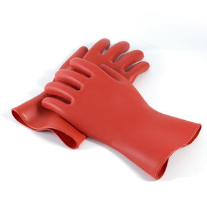 IEC60903 Clase 00 Electricista de alto voltaje 20KV 35KV Electricista Guantes aislantes protectores de seguridad de goma natural eléctrica - Product Image 2