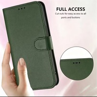 Dompet Lipat Magnetik PU dengan Slot Kartu, Tas Ponsel untuk IPhone 17 Air 16 15 14 Pro Max, Penutup Anti Benturan