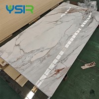 Paneles de PVC Imitación Mármol, Resistentes al Agua, 1220*2440mm, en Oferta