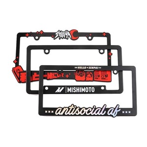 Thiết Kế Tùy Chỉnh In Xe Số Tấm Chủ Nâng Lên Logo Giấy Phép Tấm Chủ Cho Tự Động Trang Trí - Product Image 3