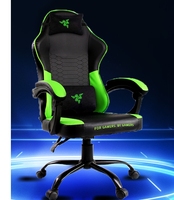 Chaise de Gaming PC Razer 2026 Nouveau Design Style Exécutif en Cuir avec Repose-Pieds Inclinable Pivotant en Métal pour Bureau, Café et Gamers