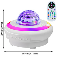Proyector Aurora, Luz Estrellada Láser, Altavoz de Música Espacial, Luz Nocturna Atmosférica con Control Remoto y Aplicación para Dormitorio Infantil