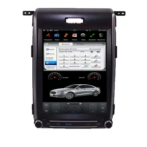 Pemutar DVD Apple Carplay Mobil, Stereo Nirkabel Android 9.0 PX6 4 + 64GB untuk Ford F150 A/C 2009-2013 HD
