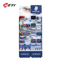 Support de présentation de stylos sur pied grande capacité personnalisé pour magasin de papeterie
