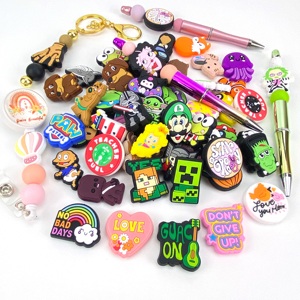Xiamensdandy nouveau design halloween wallen sorcière bingo silicone perles focales horreur coléoptère jus perles focales pour la fabrication de stylos - Product Image 4
