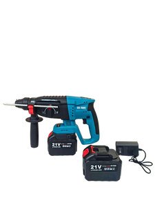 מקדחת פטיש אלחוטית 21V עם סוללת ליתיום, מנוע ללא פחמים, מומנט של 95.9 רגל-ליברה ו-4300 פעימות לדקה לקידוח בבטון עבור עבודות DIY - Product Image 6