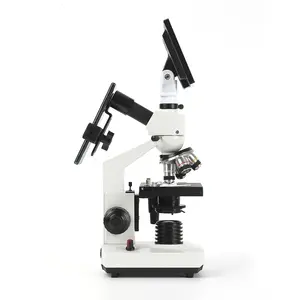 Microscopio electrónico monocular con pantalla Biología experimentos científicos investigación celular microscopio electrónico de escaneo sem