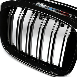 AISKA ABS Noir brillant avec grille de ventilation avant tricolore à double lamelles pour BMW X3 G01 X4 G02 X3M F97 X4M F98 - Product Image 4