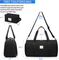 Sac de sport pliable grande capacité en polyester imperméable avec fermeture éclair, nouveau design, pour gym et voyage, personnalisable avec logo, unisexe