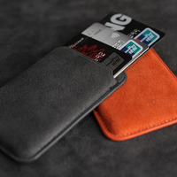 Étui de téléphone portefeuille multifonctionnel ultra-mince avec logo personnalisé qualité garantie pour Alcantara pour Magsafe pour Apple