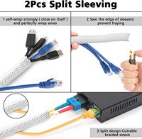 Pinces de gestion de fil électrique polyvalentes adhésives fortes Kit de clips de câble blanc noir support en Silicone et organisateur de couverture
