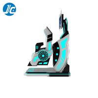 JC VR 360 degré 9D simulateur de cinéma équipement attrayant extérieur jeu Machine avion mouvement chaise métal fibre de verre aluminium