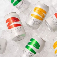 Boisson gazeuse pétillante au thé Oolong vert, rouge et noir, au kombucha, en canette de 310 ml, durée de conservation de 300 jours