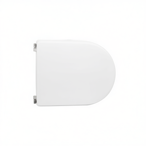 Siège de toilette pour Duravit Starck 3 Shape 7 WC, charnières d'expansion blanches - Product Image 3