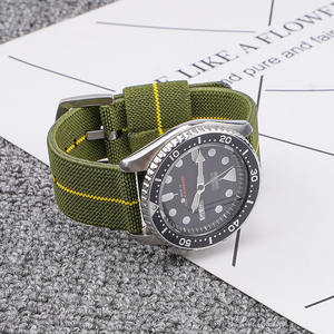 Vendita calda di 18mm 20mm 22mm 24mm elastico tessuto in Nylon cinturino orologio sportivo cinturini per Samsung Gear S3 per Huawei GT - Product Image 5