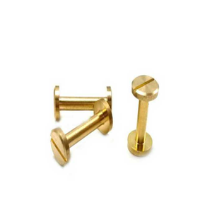 High Quality Brass File <b>Screw</b> Corrosion Resistant Fastener for Office Files Binding Stationery Use Bulk Supply - Product Image 2
