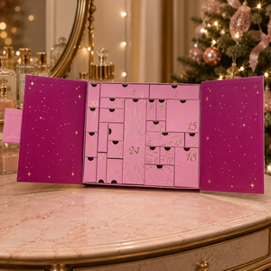 Calendario de Adviento de Belleza Navideño Personalizado al por Mayor, Caja de <span class=keywords><strong>24</strong></span> Días con Doble Puerta y Cajones, Empaque de Regalo Cosmético de Papel Rellenable - Product Image 3