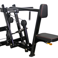 Venta caliente Liva Commercial Steel Gym Fitness Equipment Máquina de remo vertical para culturismo Entrenador funcional multifunción