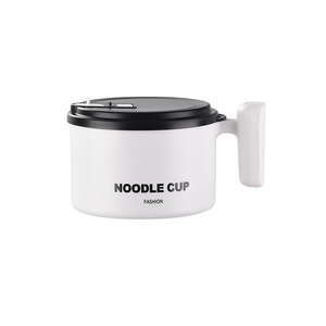 Gobelet à nouilles en acier inoxydable avec couvercle, grande capacité pour les étudiants et les employés de bureau - Product Image 2