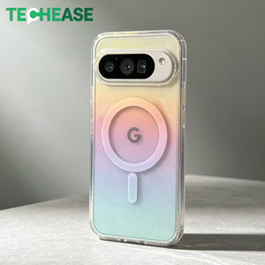 Étui magnétique personnalisé avec logo brillant pour Google Pixel 10 Pro XL, transparent, antichoc, avec bordure, vente en gros, fabricant de housses de téléphone - Product Image 3