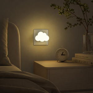 Factory Direct Supply OEM Cloud Shape <b>LED</b> <b>Night</b> <b>Light</b> for Kids Gift Plug-in Dusk to Dawn Lamp, Energy Saving ABS Material - Product Image 1