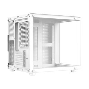 Boîtier <span class=keywords><strong>PC</strong></span> MATX direct usine avec panneau frontal en acrylique incurvé, vue complète, <span class=keywords><strong>tour</strong></span> moyenne, prend en charge le refroidisseur liquide 240 mm, économique - Product Image 6