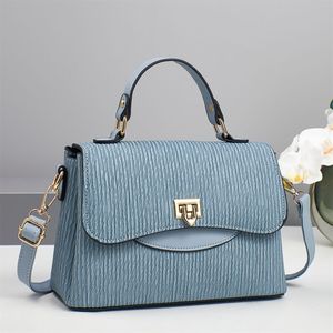 2026 New Fashion Designer Textured PU Waterproof Crossbody <b>Shoulder</b> Bag with Zipper Closure and Single <b>Strap</b> for Women - Product Image 4