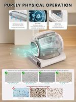 Nuova Lettiera per Gatti Autopulente Smart a Basso Prezzo, Toilette Automatica in Plastica per Gatti Controllata via APP con Funzione di Pulizia Facile