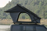Tente de toit imperméable quatre saisons pour camping en plein air, double couche, avec fenêtre, pour véhicules tout-terrain 4x4, coque en aluminium, échelle télescopique