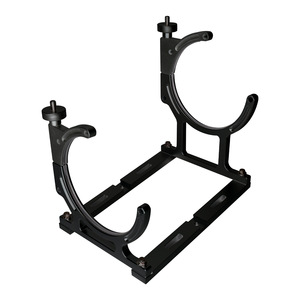 Aluminum Alloy Cylinder Mounting <b>Bracket</b> 7 Inch Diameter For 10-15 Lb Nitrogen Cylinder Single Or Double Setup - Product Image 5