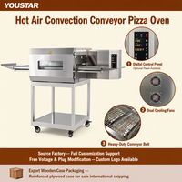 Four à pizza numérique à convection à air chaud avec fonction de mise en mémoire et arrêt automatique pour pizza, steak, ailes de poulet