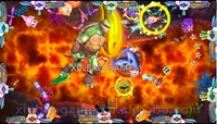 Permainan Papan Ninja Turtle Fishing dari Baja Anti Karat Versi Bahasa Inggris 1 Tahun Tingkat Kemenangan Tinggi 8-10 Pemain Kit Permainan Menembak Ikan
