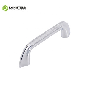 现代锌合金橱柜衣柜门把手手指拉家具厨房橱柜抽屉把手 - Product Image 5
