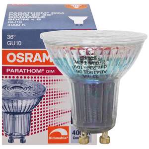 Foco LED, PAR16, PARATHOM DIM, GU10, 8,3 W (80W), 550 LM, 4000K, 36 ° (9019627311) - Product Image 1