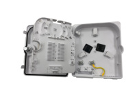 Boîtier de distribution optique extérieur 12 cœurs, fourni par l'usine, pour FTTH, boîtier terminal de fibre optique extérieur pour équipement FDB