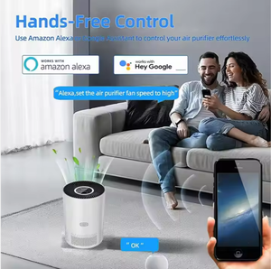 Smart <span class=keywords><strong>Homekit</strong></span> Alexa Google Home Compatible APP SmartThings Control H13 Véritable filtre HEPA 24dB <span class=keywords><strong>Purificateur</strong></span> <span class=keywords><strong>d</strong></span>'<span class=keywords><strong>air</strong></span> silencieux pour la maison - Product Image 5