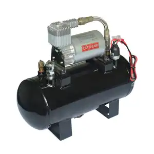 Klaxon d'air de haute qualité 12v, compresseur d'air pour train avec réservoir de 1.5 gallons, livraison gratuite - Product Image 1